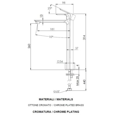 Daniel Ambition eengreeps wastafelmengkraan hoog keramische cartridge 15 kleuropties modern design 4