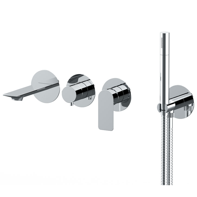 Daniel Ambition inbouw badmengkraan met dichte greep en keramische cartridge 15 kleuropties 3