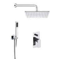 Daniel Ambition inbouw regendouche 30x30cm vierkant met drukknop en 15 kleuropties Daniel Ambition inbouw regendouche 30x30cm vierkant met drukknop en 15 kleuropties