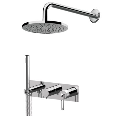 Daniel Brooklyn inbouw regendouche Ø30cm messing met mechanische omstelling en 15 kleuropties 9