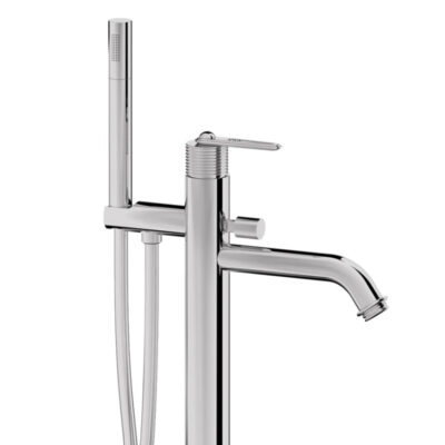 Daniel Brooklyn vrijstaande badmengkraan met vintage beugelgreep en mechanische omsteller 5