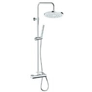 Daniel Design telescopische opbouw regendouche met ronde hoofddouche Ø30cm 15 kleuropties