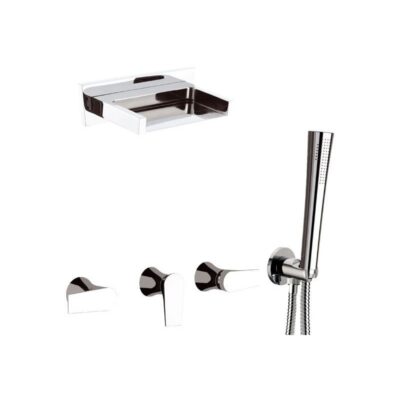 Daniel Diva inbouw badmengkraan met dichte greep en watervaluitloop 15 kleuropties 5