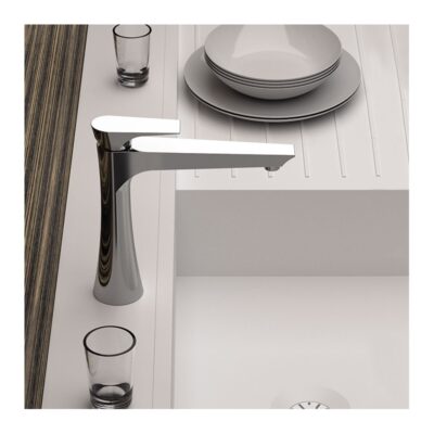 Daniel Diva keukenmengkraan met haakse draaibare uitloop en dichte greep 15 kleuropties 5