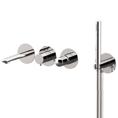 Daniel Fusion inbouw badmengkraan met knophendel en keramische cartridge 15 kleuropties 5