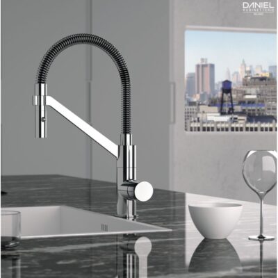 Daniel Fusion gourmet keukenmengkraan met knophendel kolom en veer chroom afwerking 5
