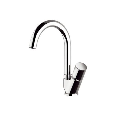 Daniel Fusion eenknops keukenmengkraan met draaibare ronde uitloop en keramische cartridge 15 kleuropties 5