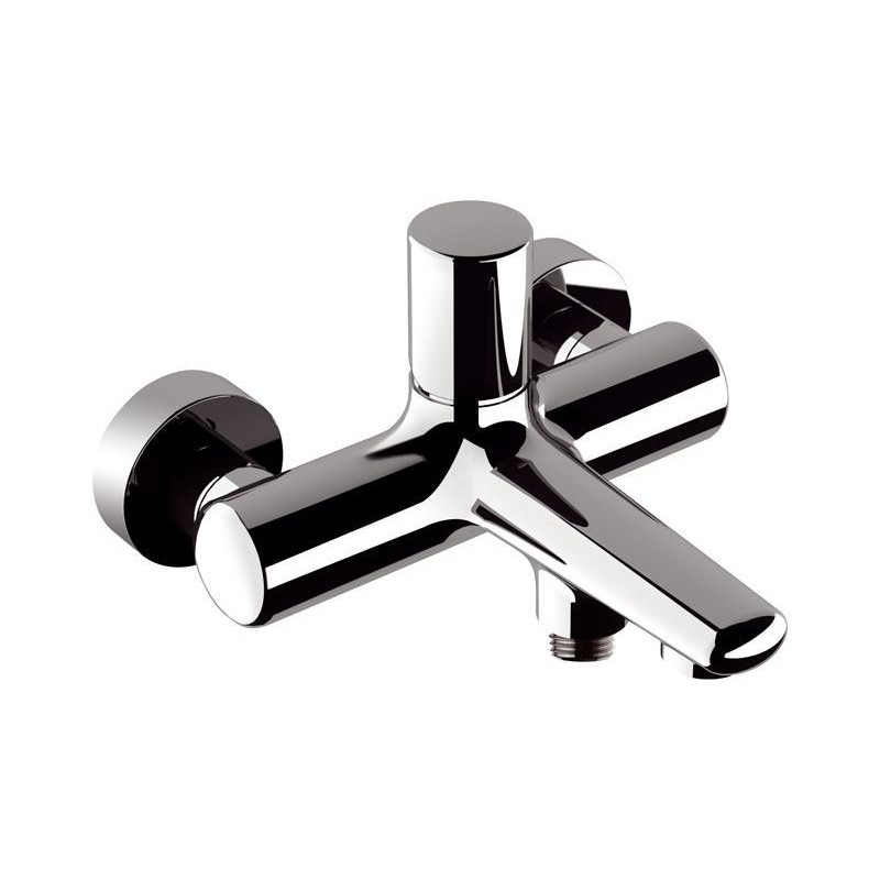 Daniel Fusion wandmontage badmengkraan met ronde knophendel en keramische cartridge 35mm