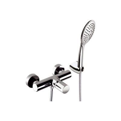 Daniel Fusion eenknops badmengkraan opbouw met knophendel en 15 kleuropties keramische cartridge 6