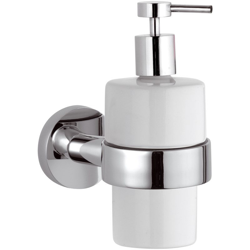 Daniel Hilton moderne keramische zeepdispenser met messing houder voor badkamer decoratie 3