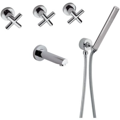 Daniel Jax inbouw badmengkraan met kruisgrepen en keramische technologie – 15 kleuropties 5