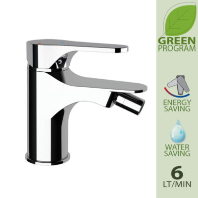 Daniel Omega Green waterbesparende bidetmengkraan met vleugelgreep en keramische cartridge 8