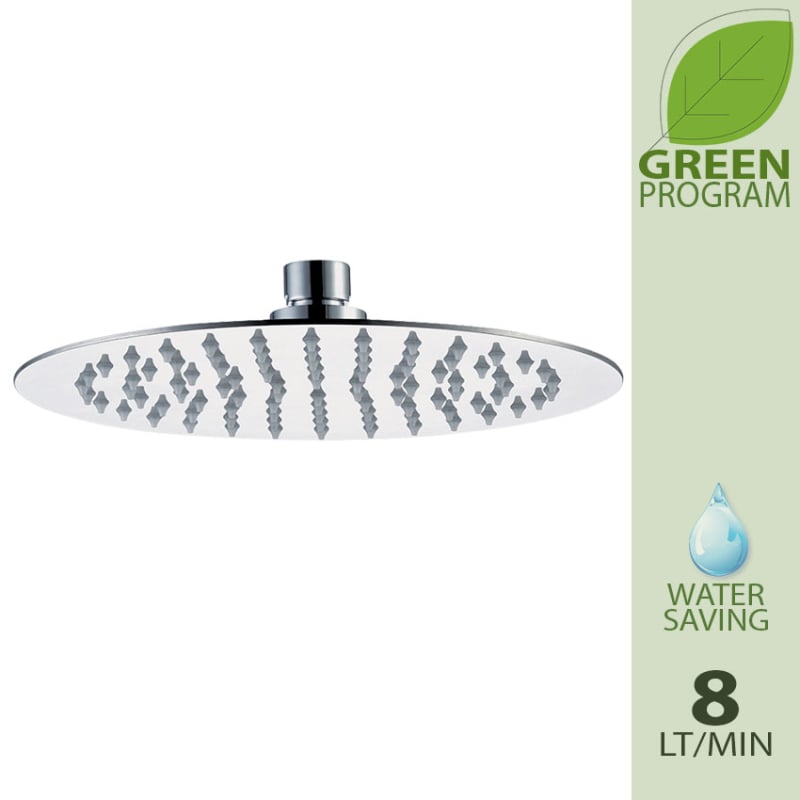 Daniel Omega Green hoofddouche O30 cm chroom 25111102F CHR product afbeelding 0