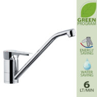 Daniel Omega Green waterbesparende keukenmengkraan draaibare uitloop 15 kleuropties Daniel Omega Green waterbesparende keukenmengkraan draaibare uitloop 15 kleuropties