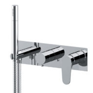 Daniel Omega eengreeps inbouw douchemengkraan met vleugelgreep en keramische cartridge 15 kleuropties