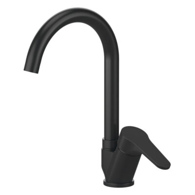 Daniel Omega draaibare keukenmengkraan met ronde uitloop en vleugelgreep – 15 kleuropties 5