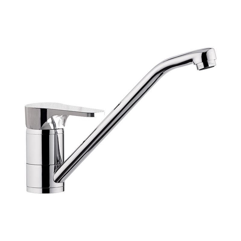 Daniel Omega keukenmengkraan met draaibare diagonale uitloop en keramische cartridge 15 kleuropties 3