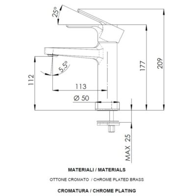 Daniel Reflex enkele greep wastafelmengkraan met dichte greep en keramische cartridge 15 kleuropties 9 Daniel Reflex enkele greep wastafelmengkraan met dichte greep en keramische cartridge 15 kleuropties 9