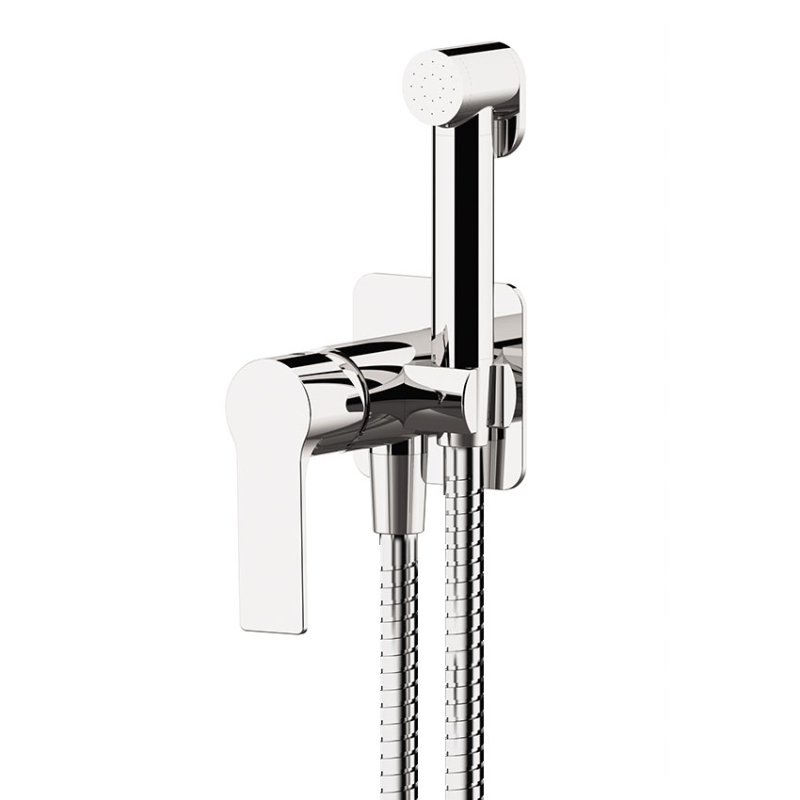 Daniel Reflex inbouw bidetmengkraan met dichte greep en keramische cartridge 15 kleuropties