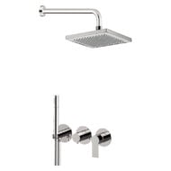 Daniel Reflex inbouw regendouche 30x30cm vierkant met mechanische omsteller en 15 kleuropties 19