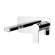 Daniel Reflex inbouw wastafelmengkraan met dichte greep en keramische cartridge – 18cm Daniel Reflex inbouw wastafelmengkraan met dichte greep en keramische cartridge – 18cm