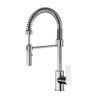 Daniel Reflex hoge keukenmengkraan met dichte greep en keramische cartridge Chroom – Sale 5