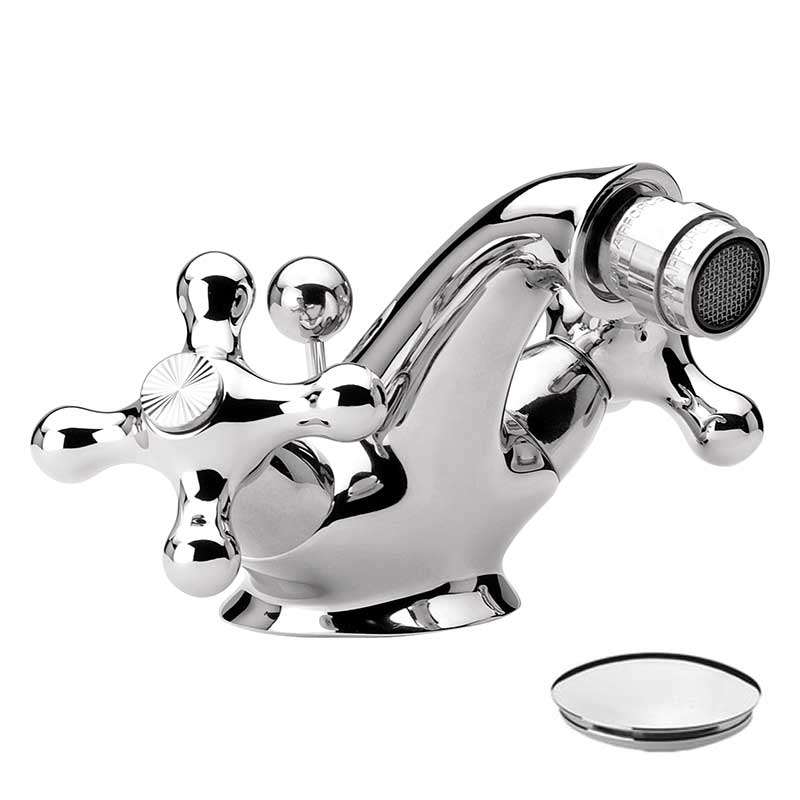 Daniel Revival eengreeps bidetmengkraan opbouw met kruisgreep en keramische techniek 15 kleuropties