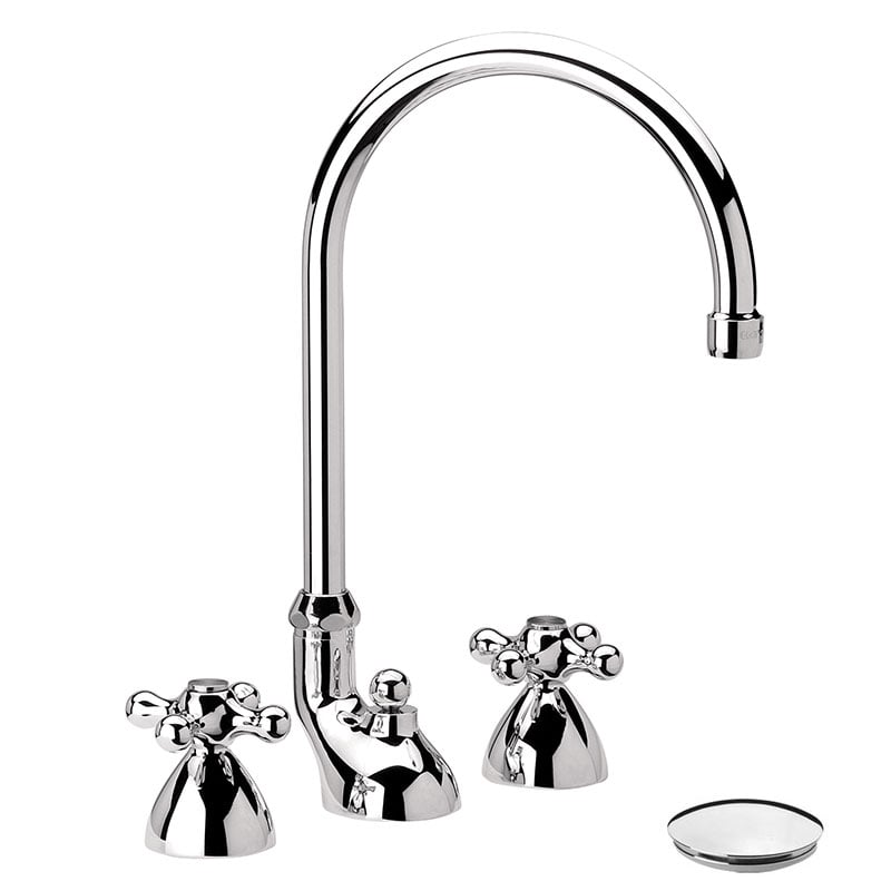 Daniel Revival 3-gats opbouw wastafelmengkraan met kruisgreep en keramisch bovendeel 3 Daniel Revival 3-gats opbouw wastafelmengkraan met kruisgreep en keramisch bovendeel 3