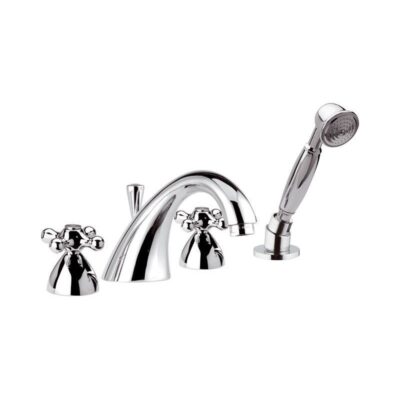 Daniel Revival tweegreeps badrandmengkraan inbouw 4-gats kruisgreep keramisch 15 kleuropties omstelbaar 5