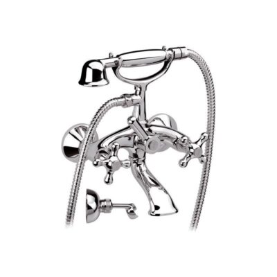 Daniel Revival wandmontage badmengkraan met kruisgreep en keramische bovendeel 15 kleuropties 5