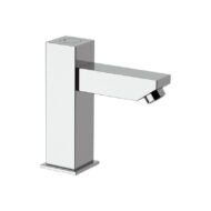 Daniel Sensor Touch elektronische wastafelmengkraan met druksensor vierkant chroom Daniel Sensor Touch elektronische wastafelmengkraan met druksensor vierkant chroom