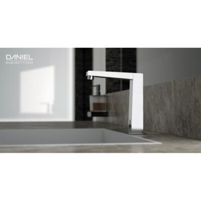 Daniel Sensor elektronische wastafelmengkraan met bewegingssensor – vierkant chroom – IPX5 20 Daniel Sensor elektronische wastafelmengkraan met bewegingssensor – vierkant chroom – IPX5 20