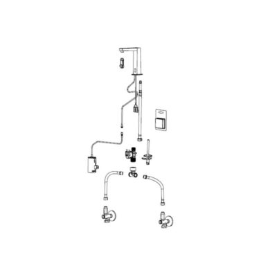 Daniel Sensor elektronische wastafelmengkraan opbouw vierkant chroom met bewegingssensor 13 Daniel Sensor elektronische wastafelmengkraan opbouw vierkant chroom met bewegingssensor 13