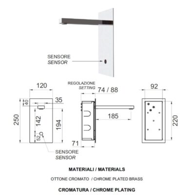 Daniel Sensor inbouw wastafelmengkraan met bewegingssensor – vierkant chroom – IPX5-gecertificeerd 10 Daniel Sensor inbouw wastafelmengkraan met bewegingssensor – vierkant chroom – IPX5-gecertificeerd 10