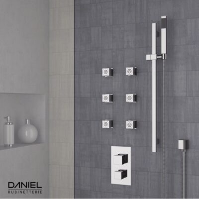Daniel Skyline inbouw douchethermostaatmengkraan met mechanische omsteller en 15 kleuropties 5