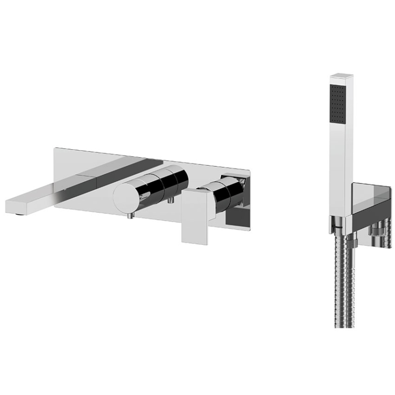 Daniel Skyline inbouw badmengkraan met dichte greep en keramische cartridge 15 kleuropties