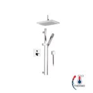 Daniel Skyline inbouw regendouche – rechthoekig – 24x14cm – thermostatisch – messing – 15 kleuropties