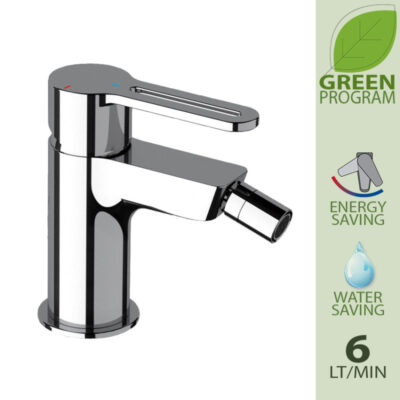 Daniel Smart Green waterbesparende bidetmengkraan 1-gats opbouw met beugelgreep en 15 kleuropties 8