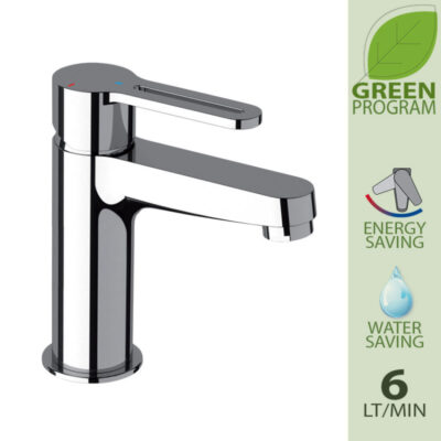Daniel Smart Green eengreeps wastafelmengkraan – waterbesparend – keramische cartridge – 15 kleuropties 8