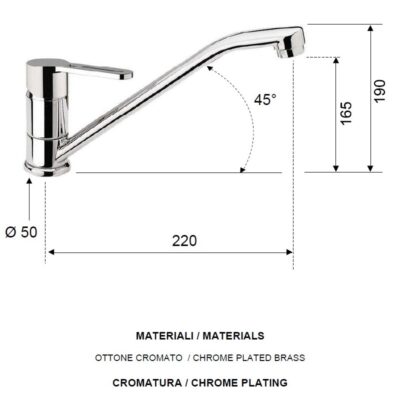 Daniel Smart draaibare uitloop keukenmengkraan met beugelgreep en 15 kleuropties opties 4