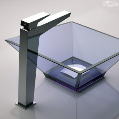 Daniel Speed eengreeps wastafelmengkraan hoog keramische cartridge 15 kleuropties modern design 6