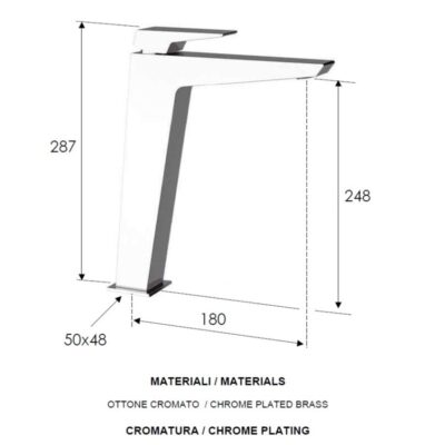 Daniel Speed eengreeps wastafelmengkraan hoog keramische cartridge 15 kleuropties modern design 4