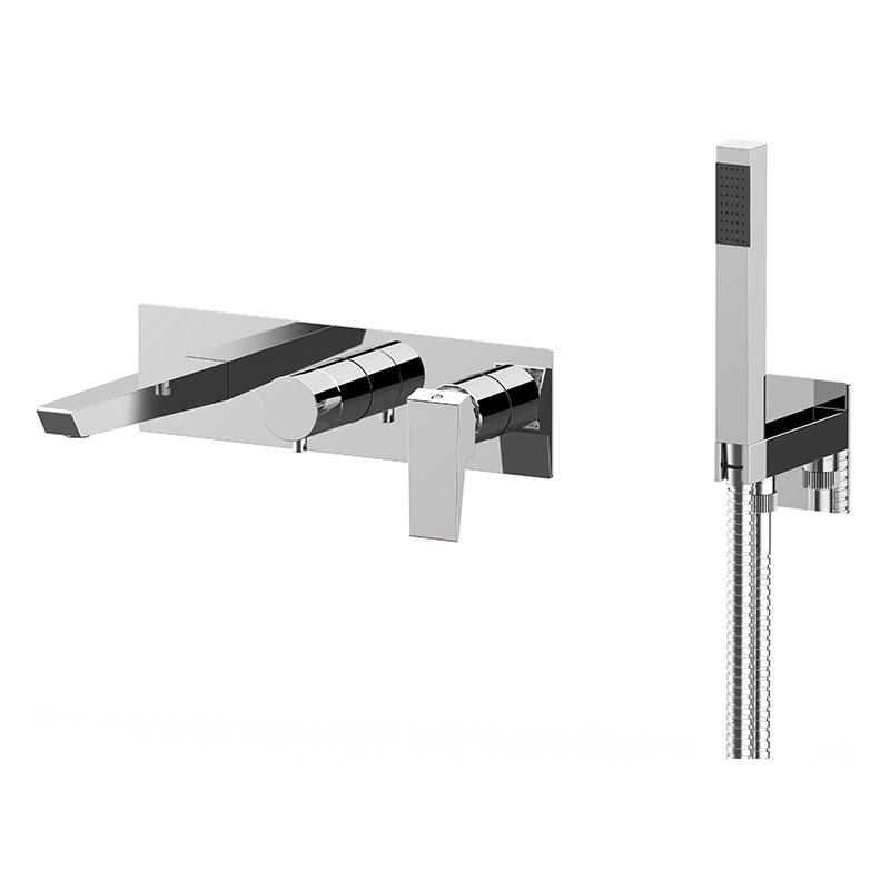 Daniel Speed inbouw badmengkraan met dichte greep en keramische cartridge 15 kleuropties