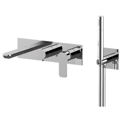 Daniel Tiara muurmontage badmengkraan met dichte greep en keramische cartridge 15 kleuropties 5