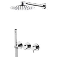 Daniel Tokyo inbouw regendouche met ultra dunne Ø25cm hoofddouche en keramische cartridge