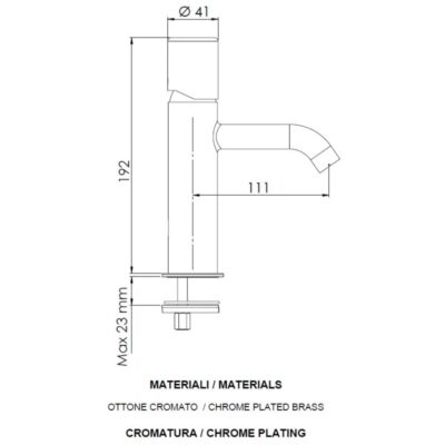 Daniel Trilogy eengreeps wastafelmengkraan met vrije knophendel keuze en keramische cartridge 4
