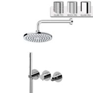 Daniel Trilogy inbouw regendouche Ø30cm met mechanische omsteller en 15 kleuropties 26 Daniel Trilogy inbouw regendouche Ø30cm met mechanische omsteller en 15 kleuropties 26