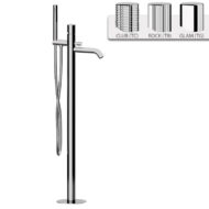 Daniel Trilogy vrijstaande badmengkraan opbouw met keramische cartridge en 15 kleurkeuzes Daniel Trilogy vrijstaande badmengkraan opbouw met keramische cartridge en 15 kleurkeuzes