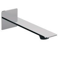 Daniel Serie baduitloop vierkant recht 20cm muurmontage 15 kleuropties Daniel Serie baduitloop vierkant recht 20cm muurmontage 15 kleuropties