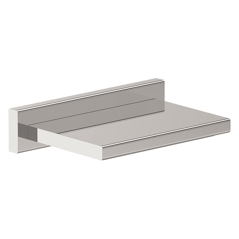 Daniel watervalbaduitloop vierkant horizontaal muurmontage chroom